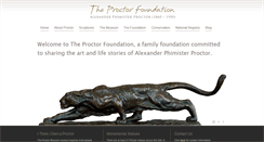 Desktop Screenshot of proctormuseum.com